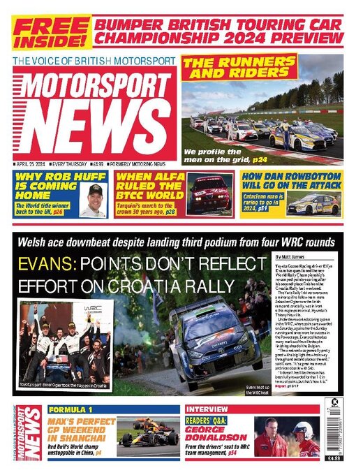 Title details for Motorsport News by Kelsey Publishing Ltd - Available